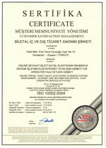 ISO 10002 Belge