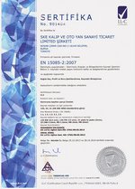 ISO 15085 Belge