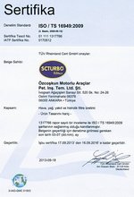 ISO 16949 Belge