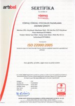 ISO 22000 Belge