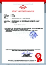 Hizmet Yeterlilik Belgesi